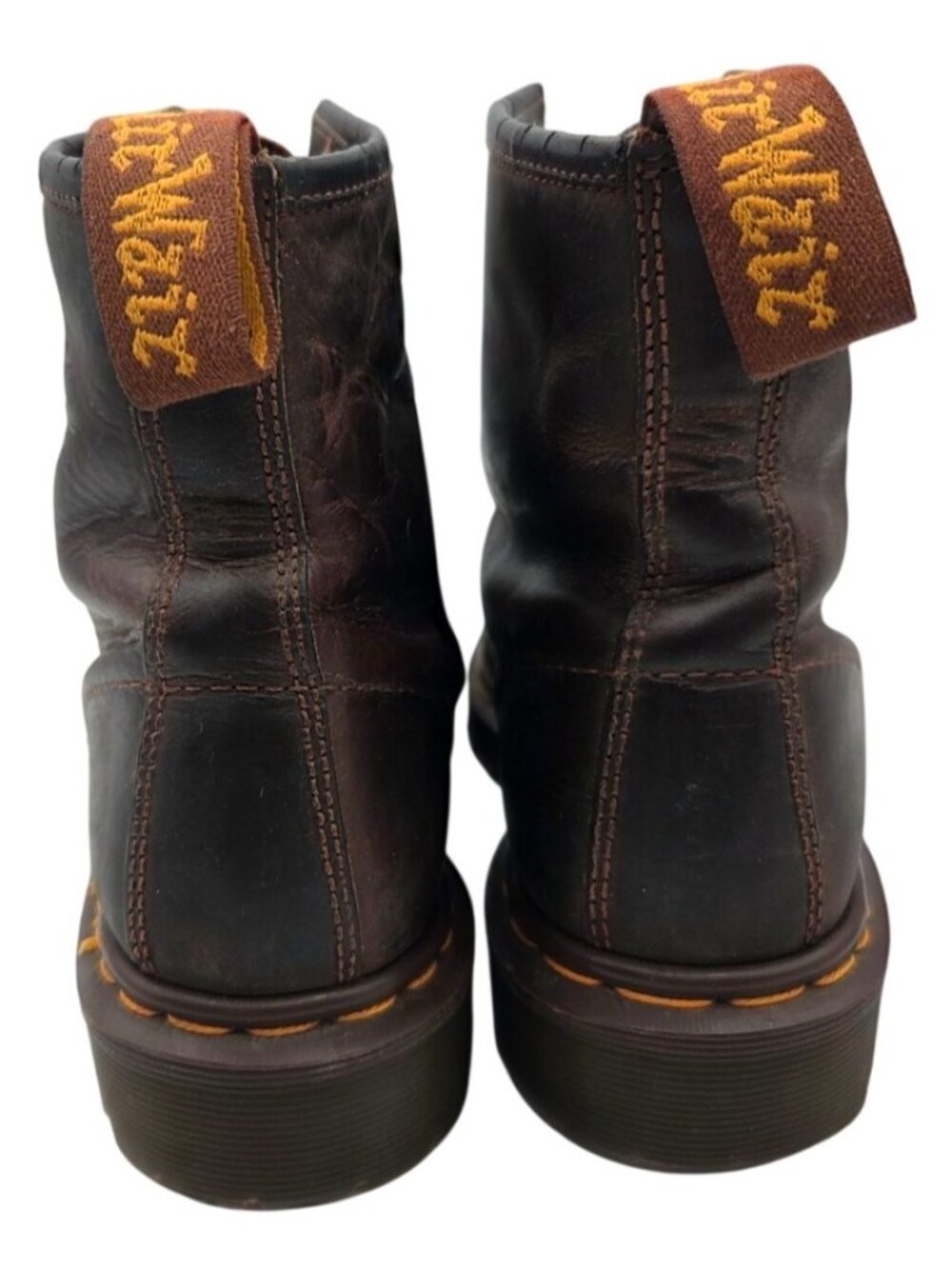 VTG Dr Martens 1460 Bex Crazy Horse Leather Lace Up Boots Brown Size UK 5 US 7 - Picture 5 of 8